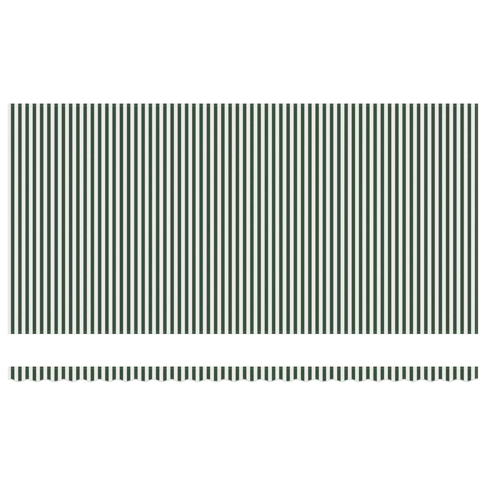 Toldo Retráctil Verde Y Blanco 600 X 300 Cm Tela Y Aluminio_5