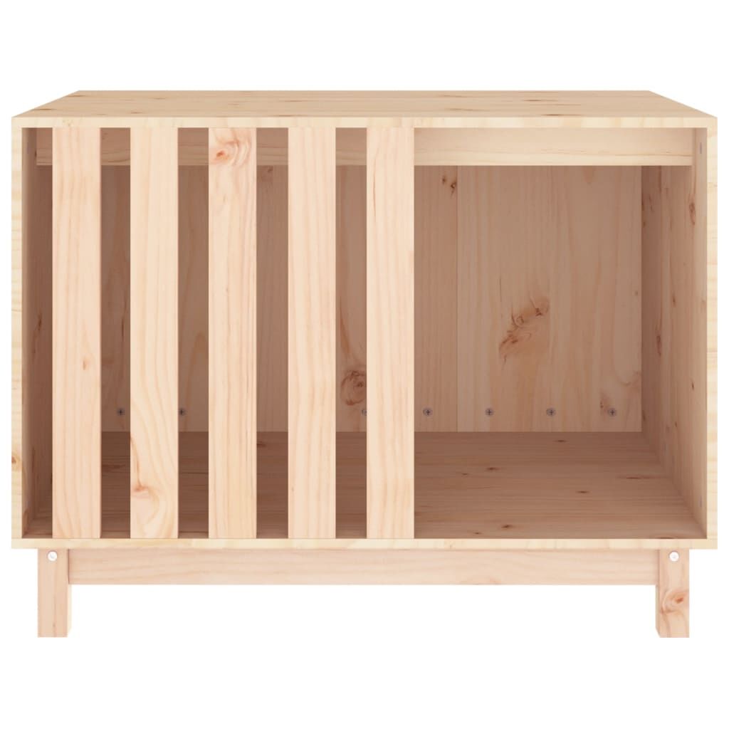 Vidaxl Caseta Para Perros Madera Maciza De Pino 90x60x67 Cm_4