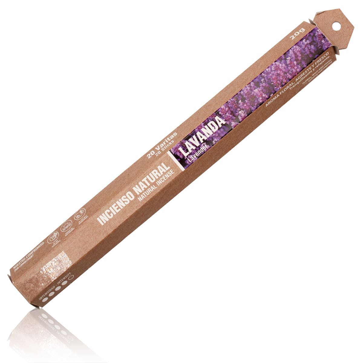 Incienso Natural 20 Sticks Lavanda Sys Aromas | Fragancia Floral Relajante | Ambiente Calmante | Aroma Duradero_0