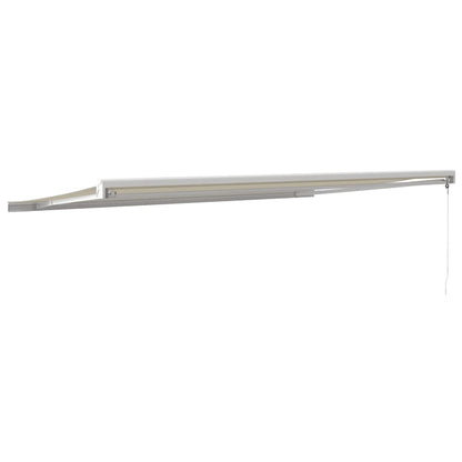 Toldo Retráctil Aluminio Y Tela Color Crema 5x3 M_4