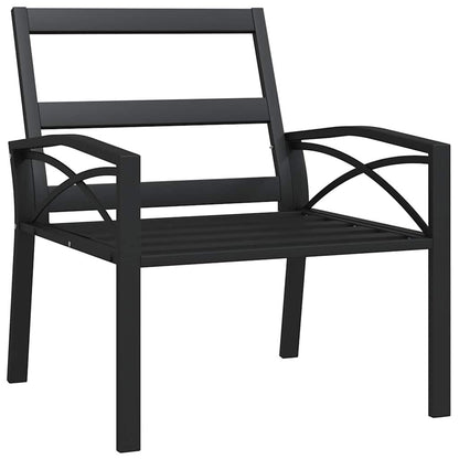 Vidaxl Silla De Jardín Acero Con Cojines Gris 68x76x79 Cm_3