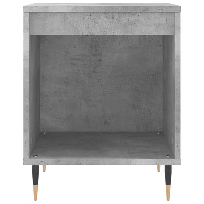 Mesitas Noche 2 Uds Madera Ingeniería Gris Hormigón 40x35x50 Cm_3