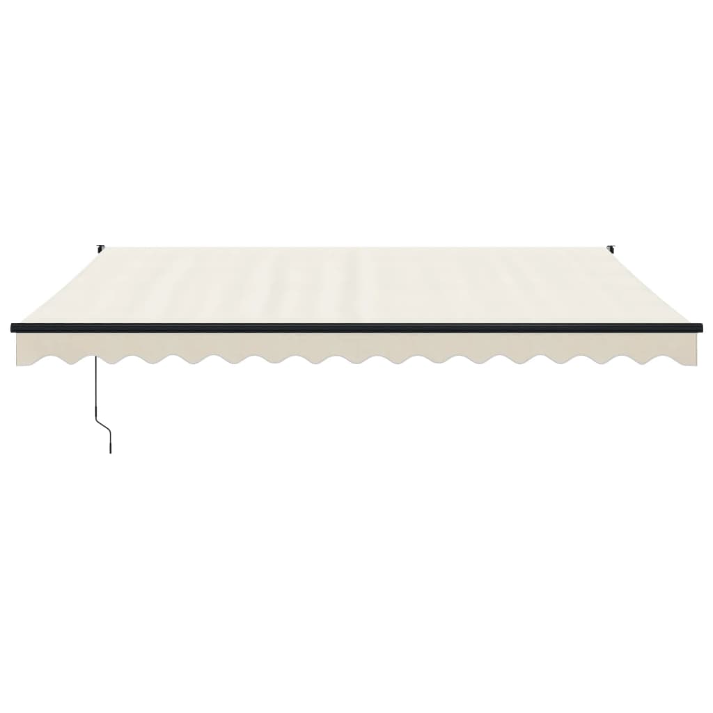 Toldo Retráctil Aluminio Y Tela Color Crema 4,5x3 M_2