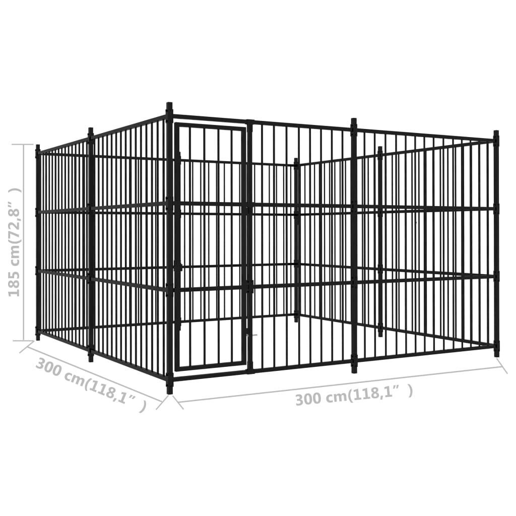 Vidaxl Perrera De Exterior 300x300x185 Cm_2