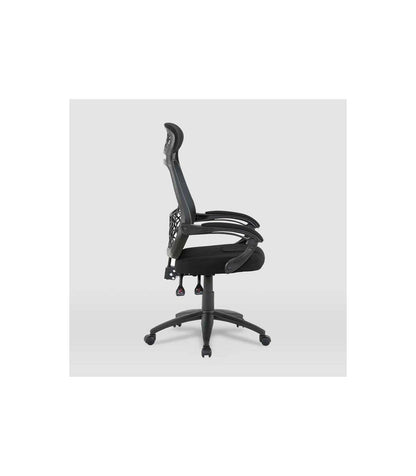 Silla De Oficina Erika En Negro. Alto: 114,5-122,5, Ancho: 62, Fondo: 58._1