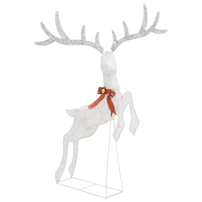 Vidaxl Reno Decorativo De Navidad Blanco 120 Leds Blanco Frío_4