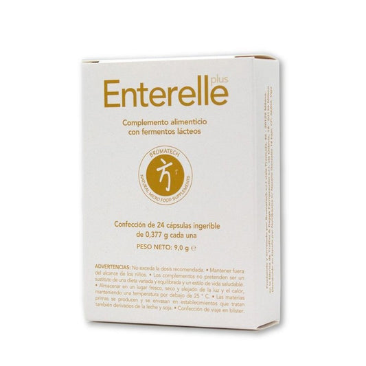 Enterelle plus probiótico Bromatech 24 cápsulas