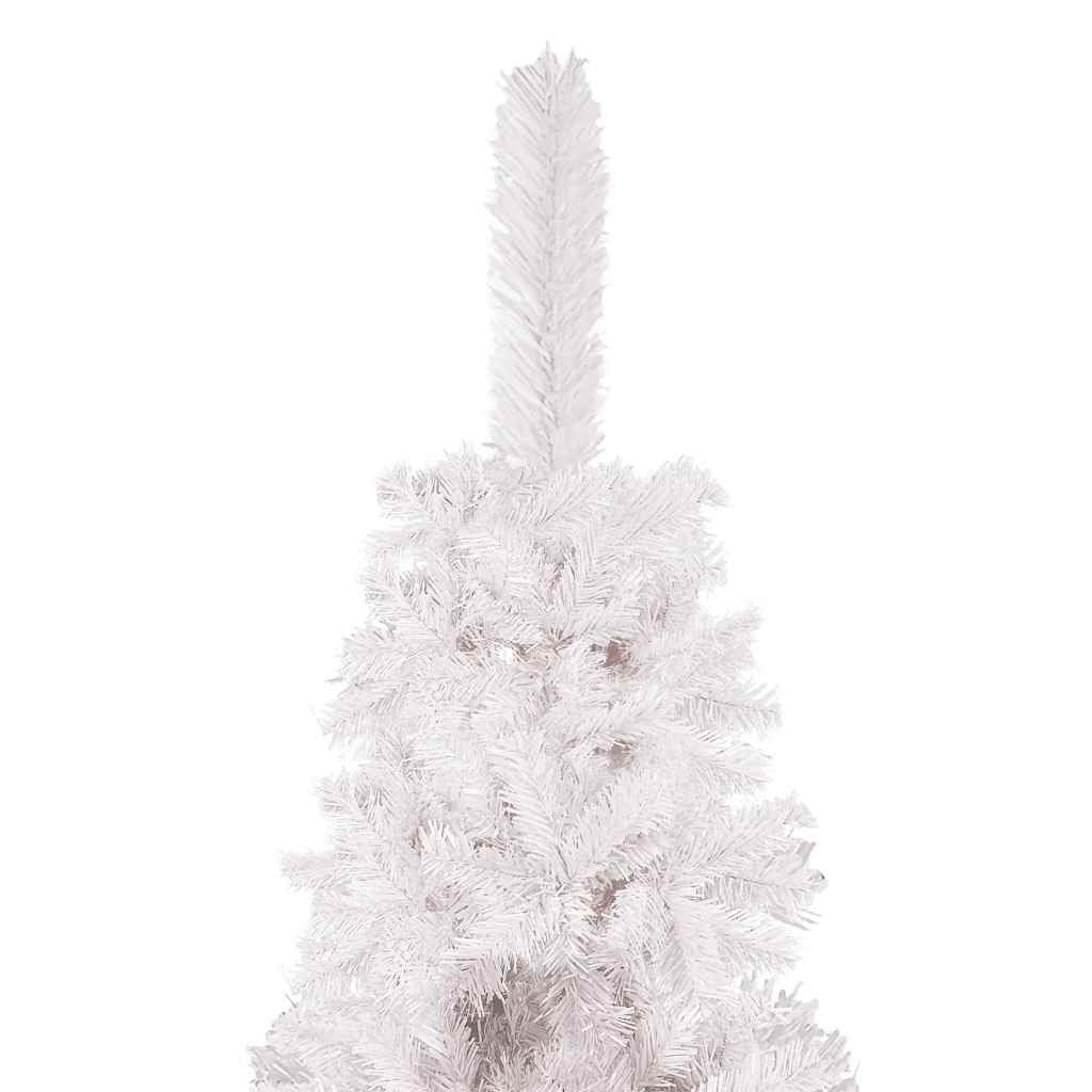 Vidaxl Árbol De Navidad Delgado Blanco 180 Cm_3
