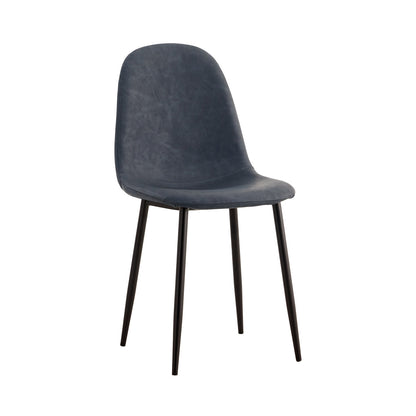 Silla De Comedor De Piel Mera 56x44x87.5cm Thinia Home_0