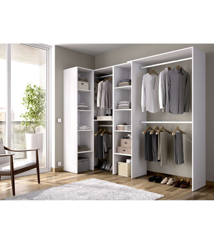 Vestidor De Rincón Luz 2 Color Blanco 228cm (ancho) 79.4 Cm (fondo) 187 Cm (alto)_5