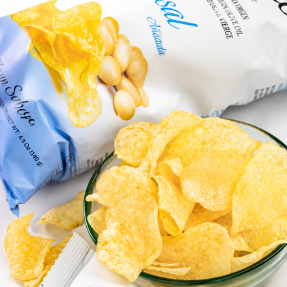 Patatas Fritas Artesanas | Pack Patatas Con Aceite De Oliva Virgen | 5x120g Bolsas Con Sal Marina + 5x14og Sin Sal_5