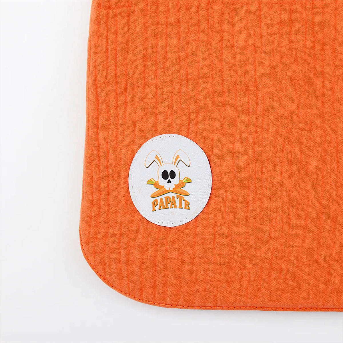 Babero De Algodón Orgánico Fresa_2