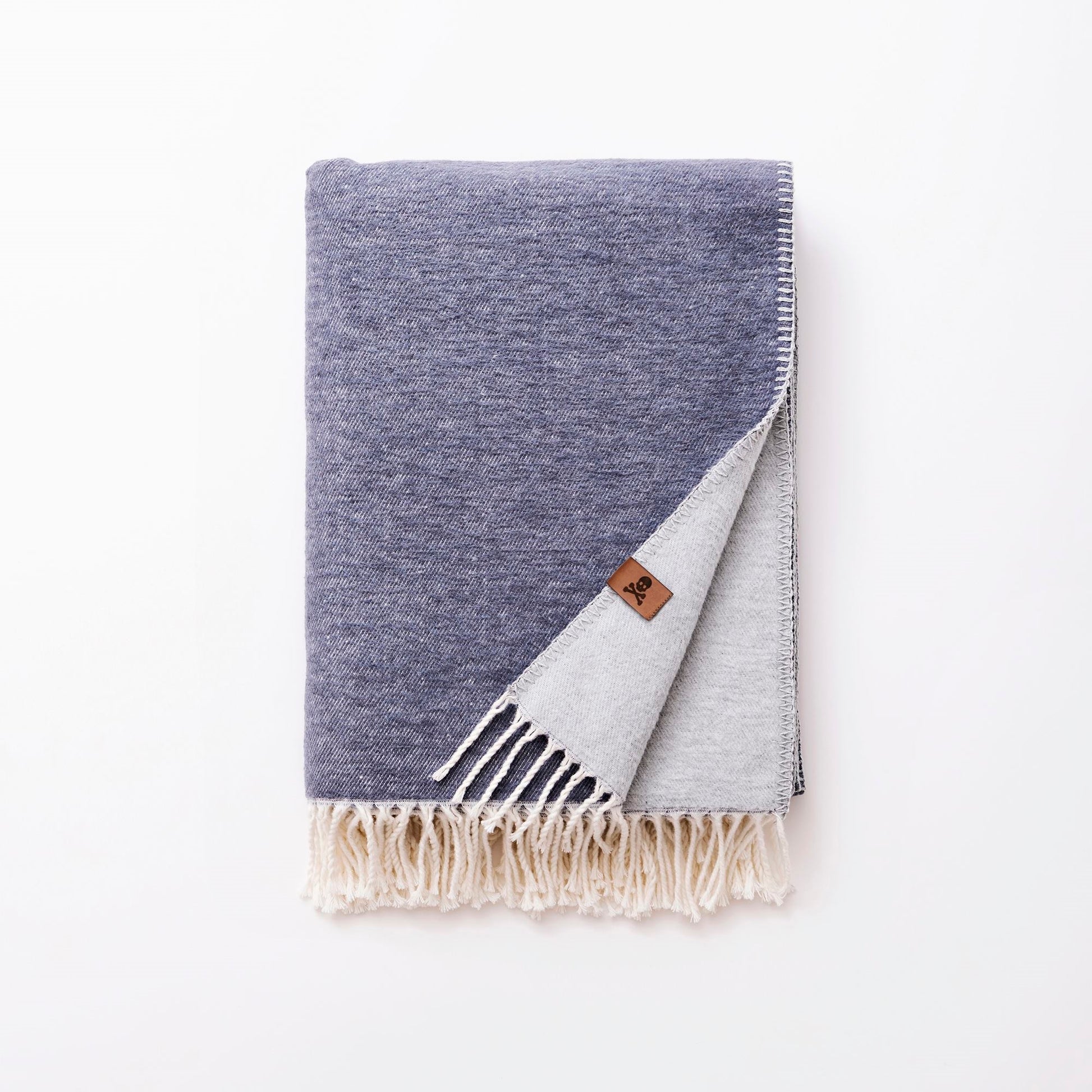 Manta Scotch 140x190 60% Algodón 40% Acrílico 320gsm Azul Scalpers Home_4