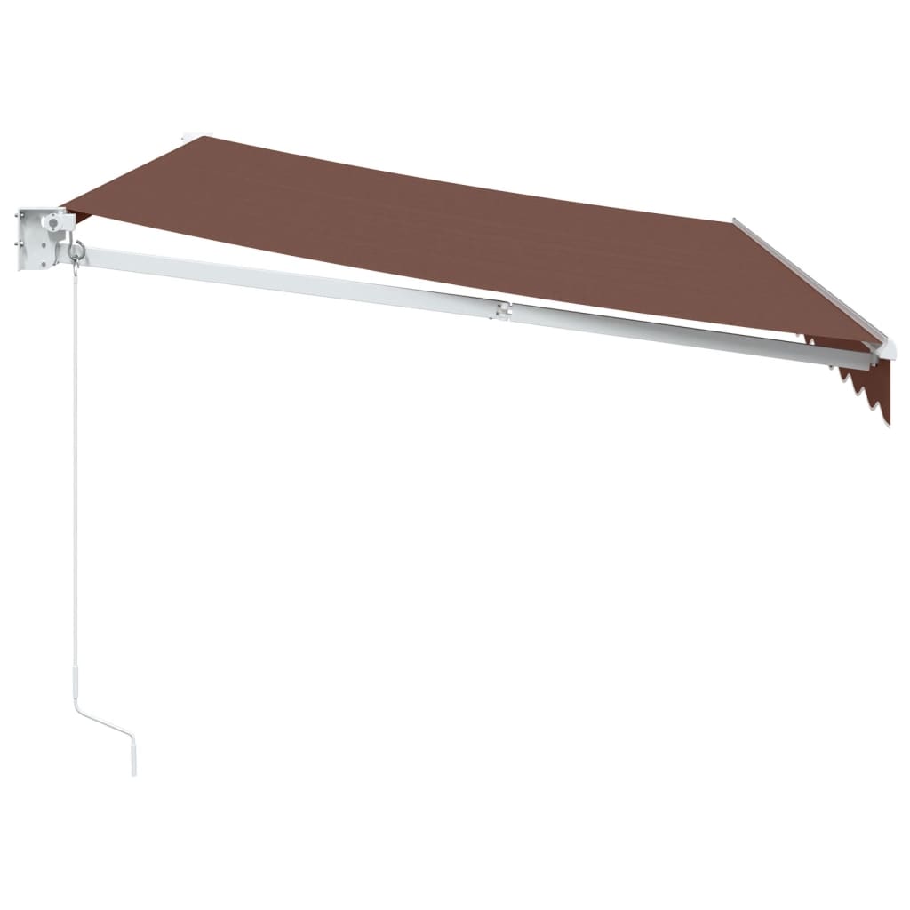 Toldo Retráctil Manual Marrón 350x250 Cm_3