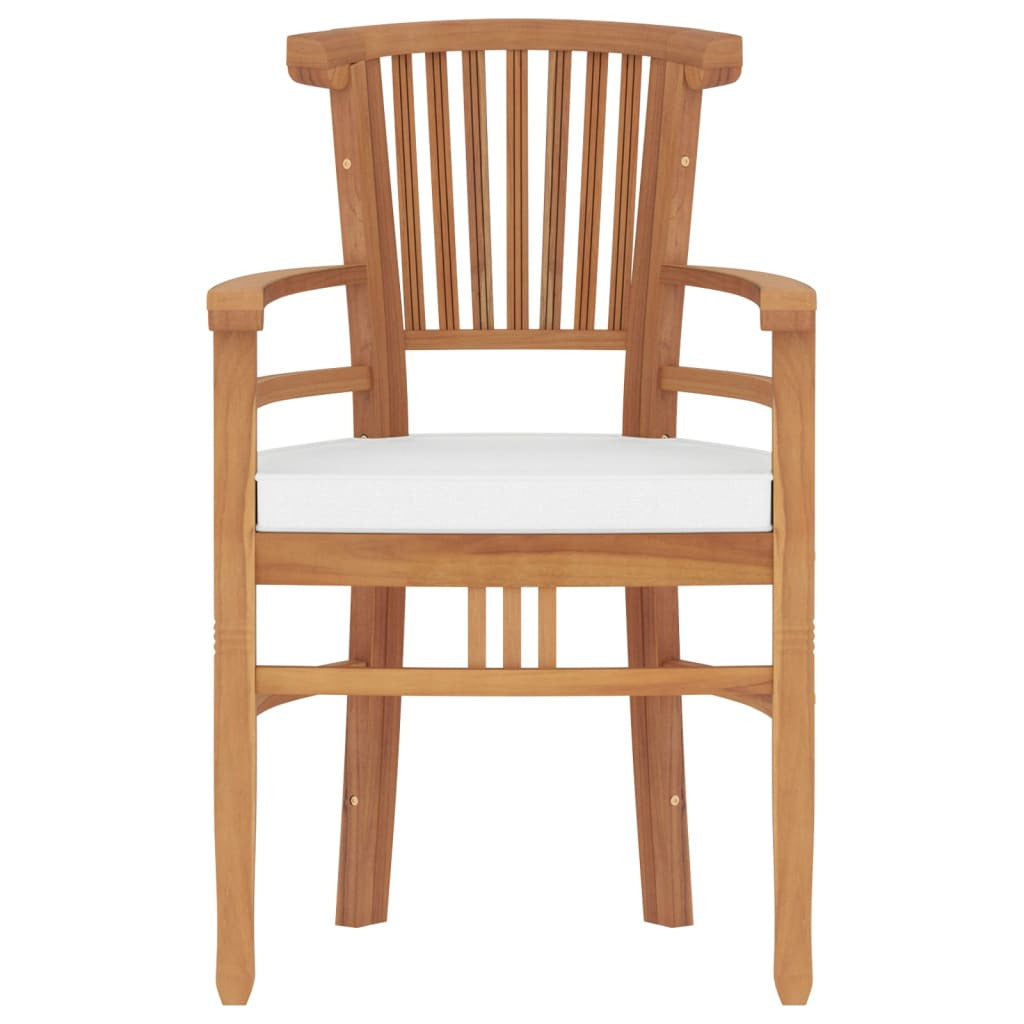 Vidaxl Juego De Comedor Para Jardín 5 Piezas Madera Maciza De Teca_4