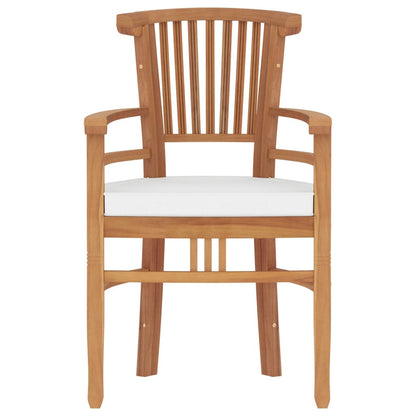 Vidaxl Juego De Comedor Para Jardín 5 Piezas Madera Maciza De Teca_4
