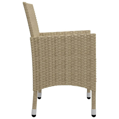 Vidaxl Juego De Comedor De Jardín De 5 Piezas Beige_4