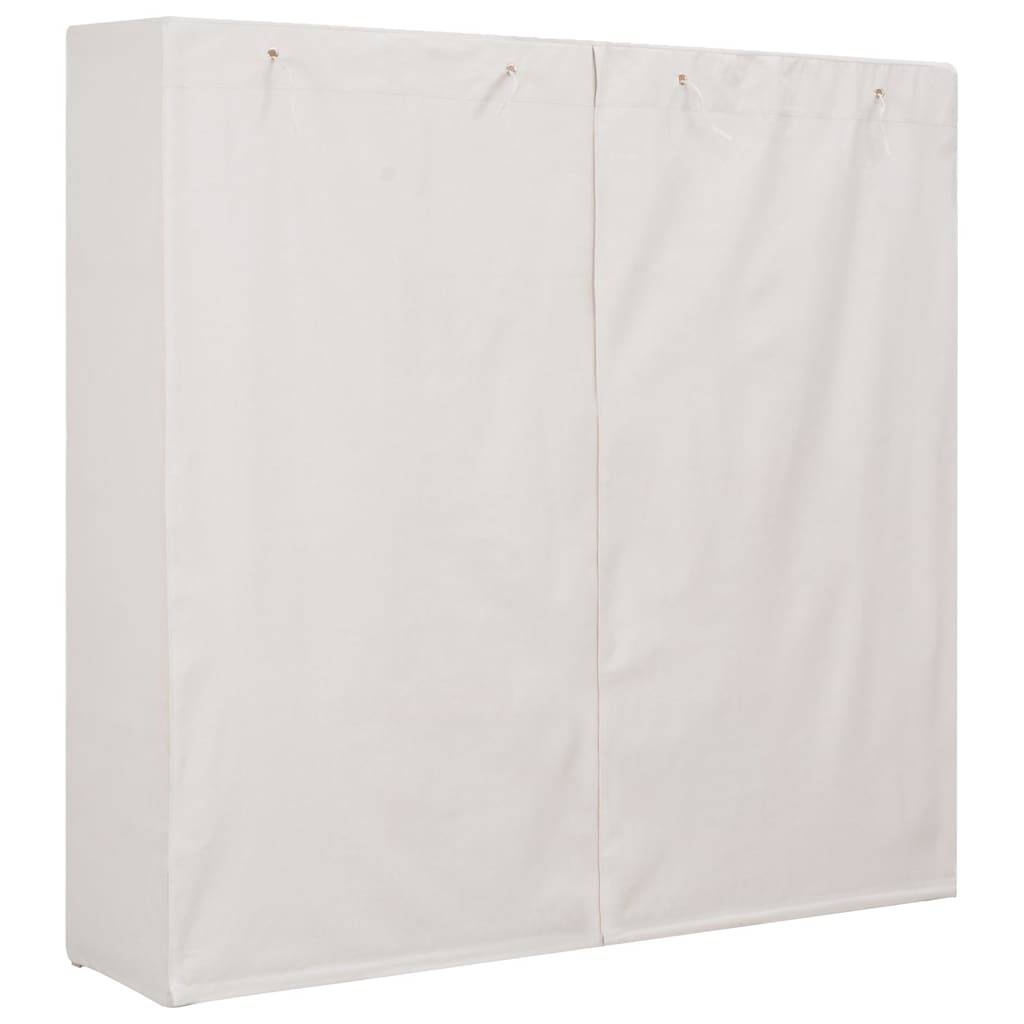 Armario De Tela Blanco 173x40x170 Cm_2
