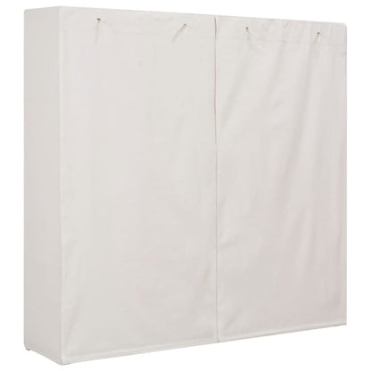 Armario De Tela Blanco 173x40x170 Cm_2