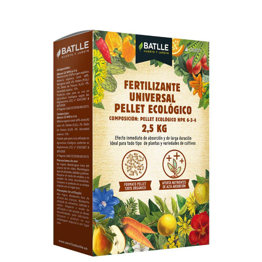 Fertilizante Universal Pellet Eco Batlle 2,5 Kg