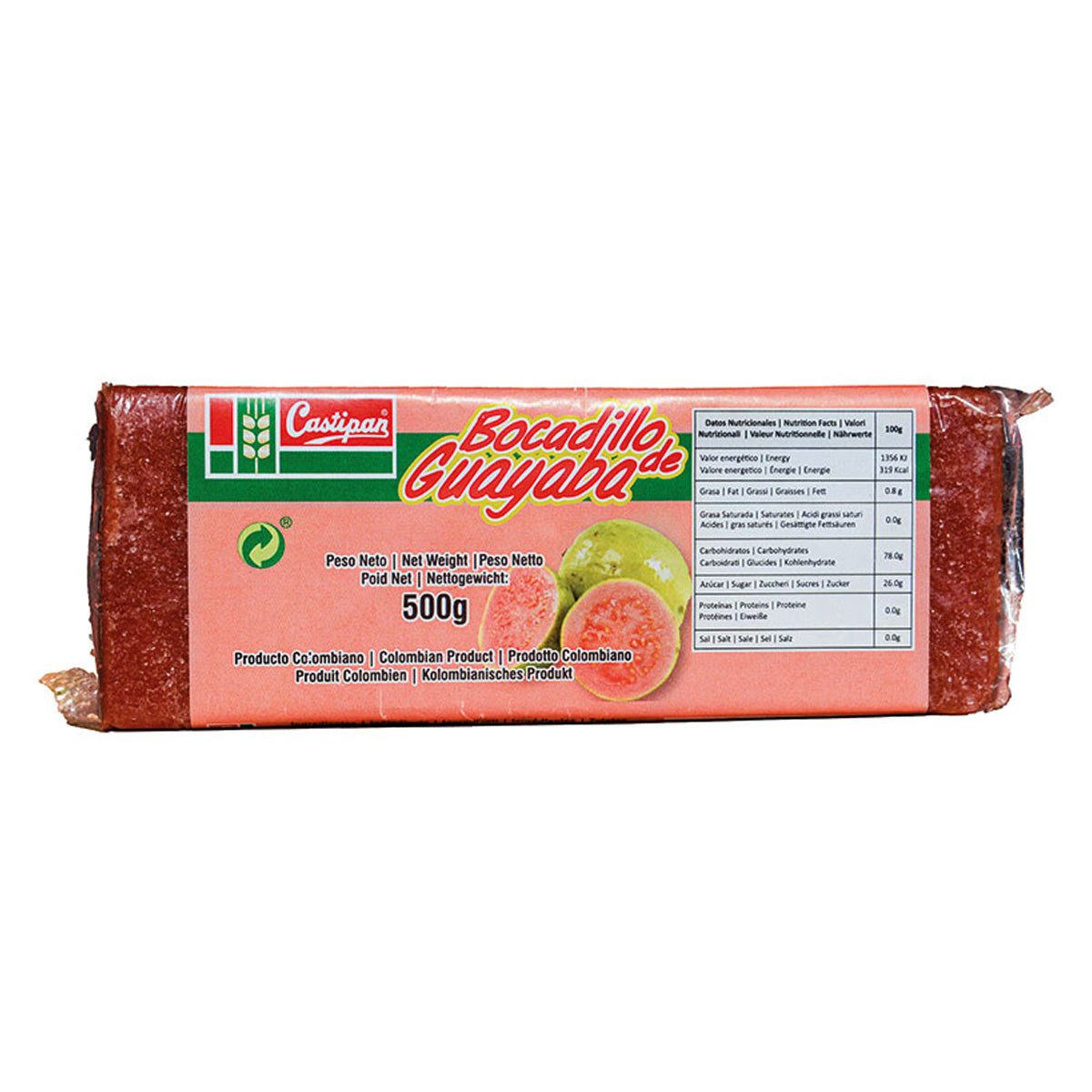 Lonja de Guayaba Castipan 500 g