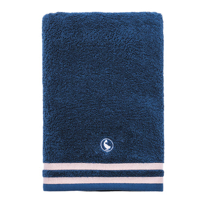Toalla De Ducha En Azul Marino 70x140 100% Algodón 500gsm El Ganso_0