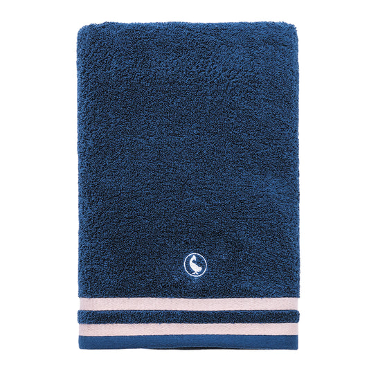 Toalla De Ducha En Azul Marino 70x140 100% Algodón 500gsm El Ganso