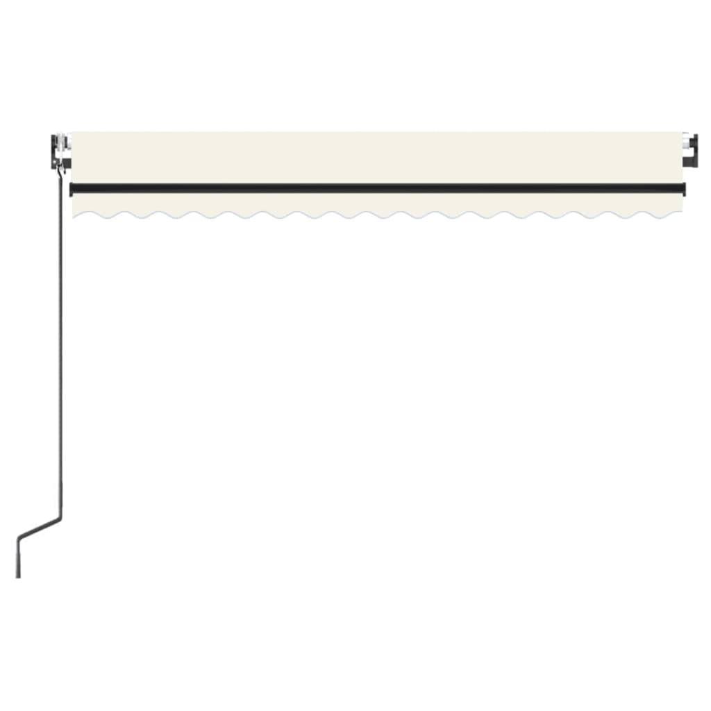 Toldo Automático Con Led Y Sensor De Viento Crema 450x300 Cm_3