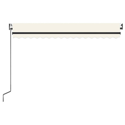 Toldo Automático Con Led Y Sensor De Viento Crema 450x300 Cm_3