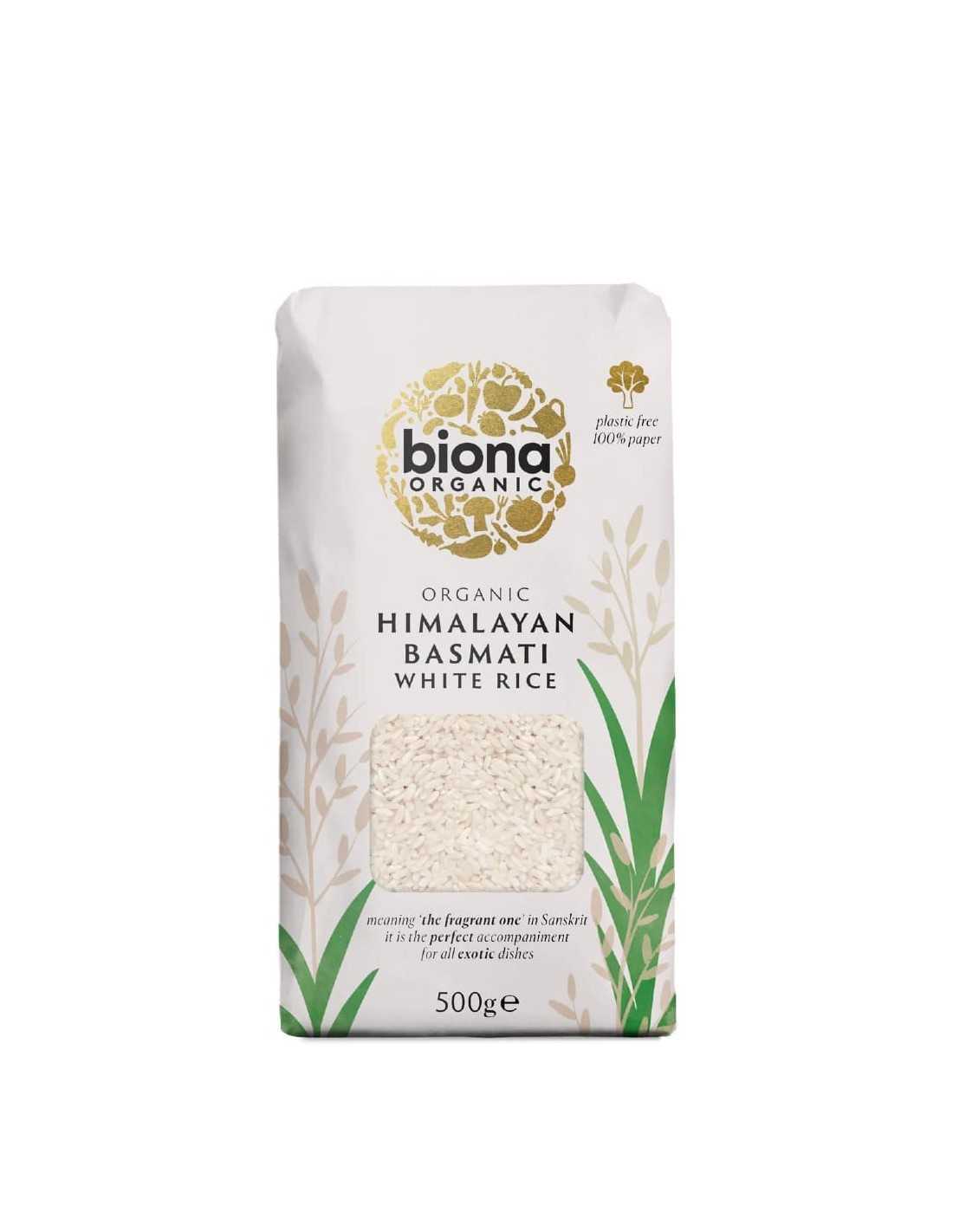 Arroz Blanco Basmati Bio 500g - Biona_0