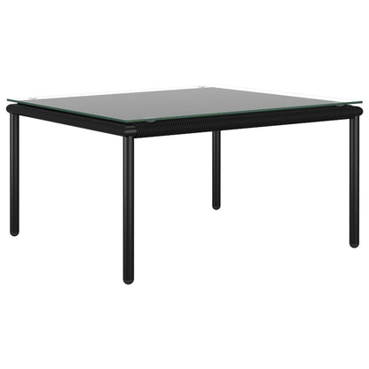 Vidaxl Juego De Muebles De Jardín 6 Piezas Con Cojines Pvc Negro_3