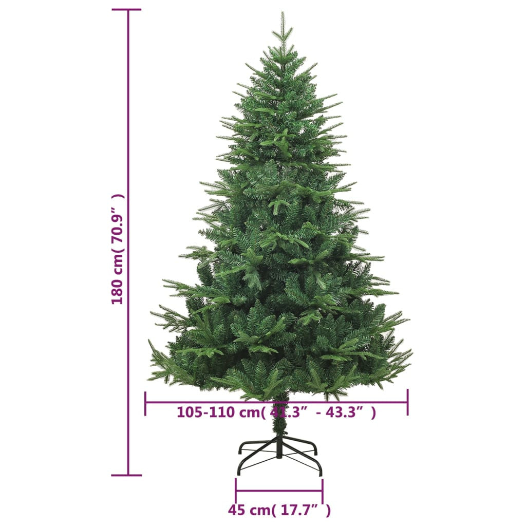 Vidaxl Árbol De Navidad Artificial Verde 180 Cm Pvc Y Pe_2