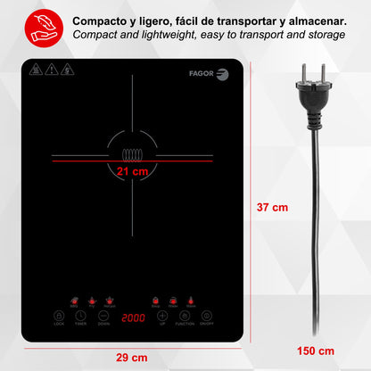 Placa De Induccion Portatil (lexie) 200w_2