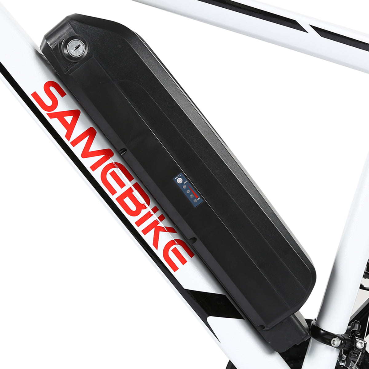 Bicicleta Eléctrica De Montaña Samebike Sy26 350w-36v-10ah (360wh) - Rueda 26 Color Blanco_3