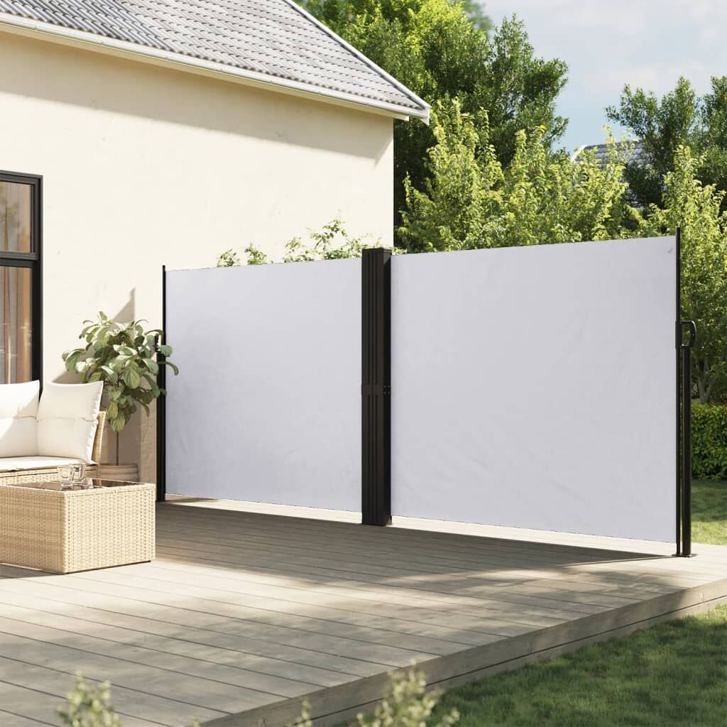 Vidaxl Toldo Lateral Retráctil Blanco 160x1000 Cm_1
