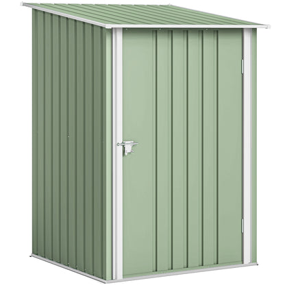 Outsunny Cobertizo De Jardín De Exterior 0,92 M² 100x103x160 Cm Verde Claro_0