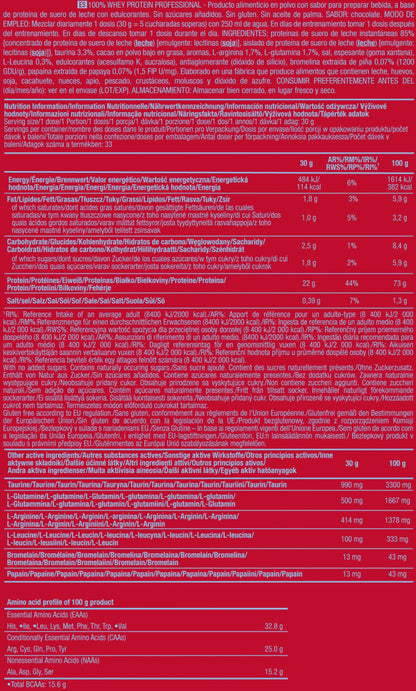 100% Whey Protein Professional - 1kg - Chocolate - Proteina De Suero Whey - Scitec Nutrition_5
