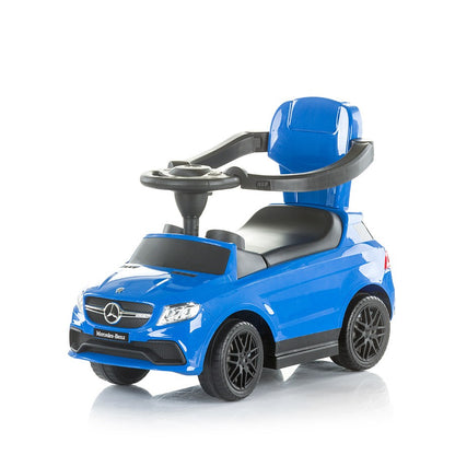 Correpasillos Con Mango Parental Y Capota Mercedes Amg Gle 63 Blue_1