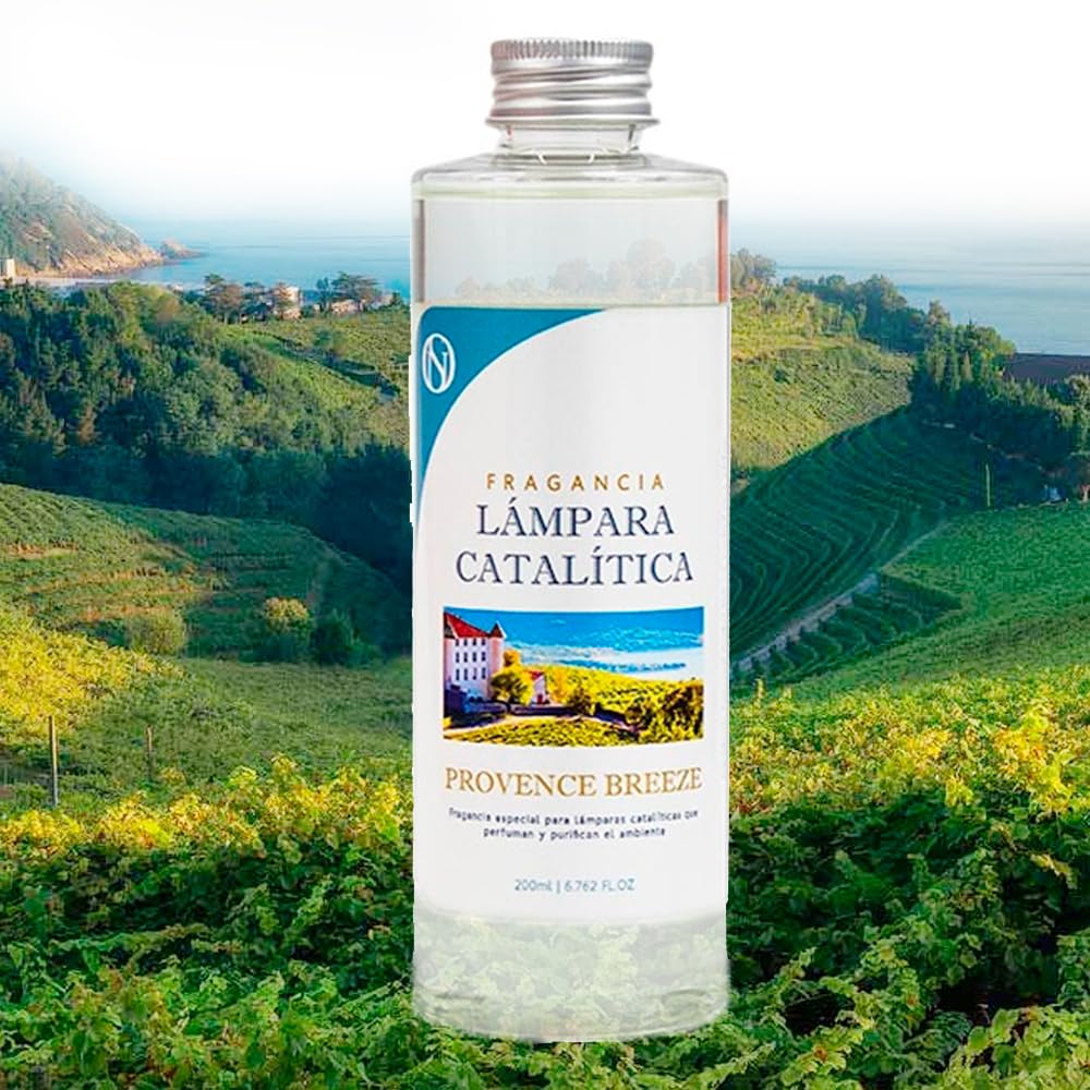 Pack Lámpara Catalítica Mosaico Bicolor + Fragancia Provence Breeze 200ml + Limpiador Neutro 200ml + Mecha Repuesto_2