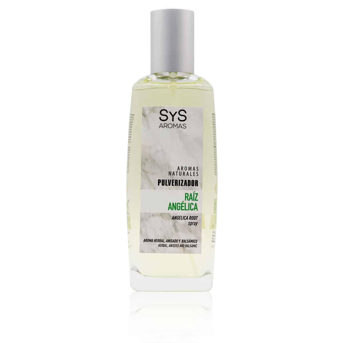Ambientador Pulverizador Raíz Angélica Mármol SYS Aromas 100 ml | Aroma Herbal y Balsámico | Refrescante_0