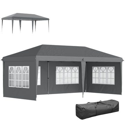 Outsunny Carpa Plegable 6x3 M_0