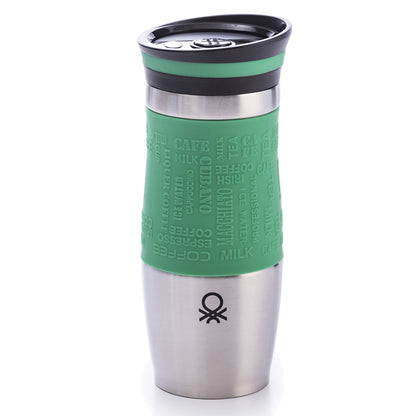 Termo De Viaje 400ml Acero Inoxidable Verde Casa Benetton_0