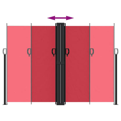 Vidaxl Toldo Lateral Retráctil Rojo 180x1200 Cm_4