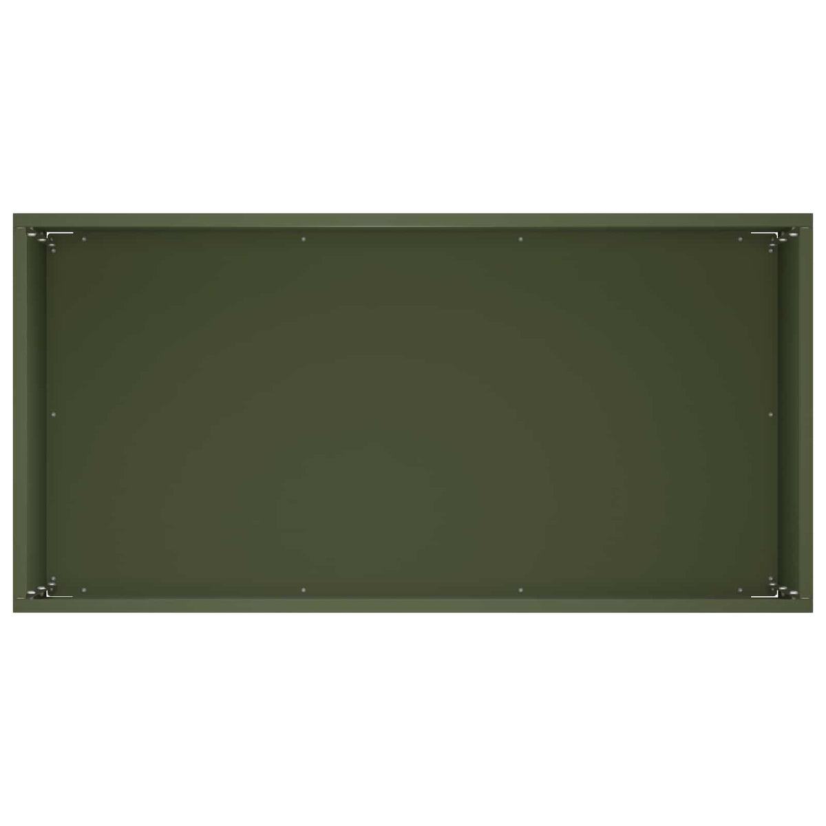 Macetero De Jardín Verde Oliva 60 X 30 X 40 Cm_3