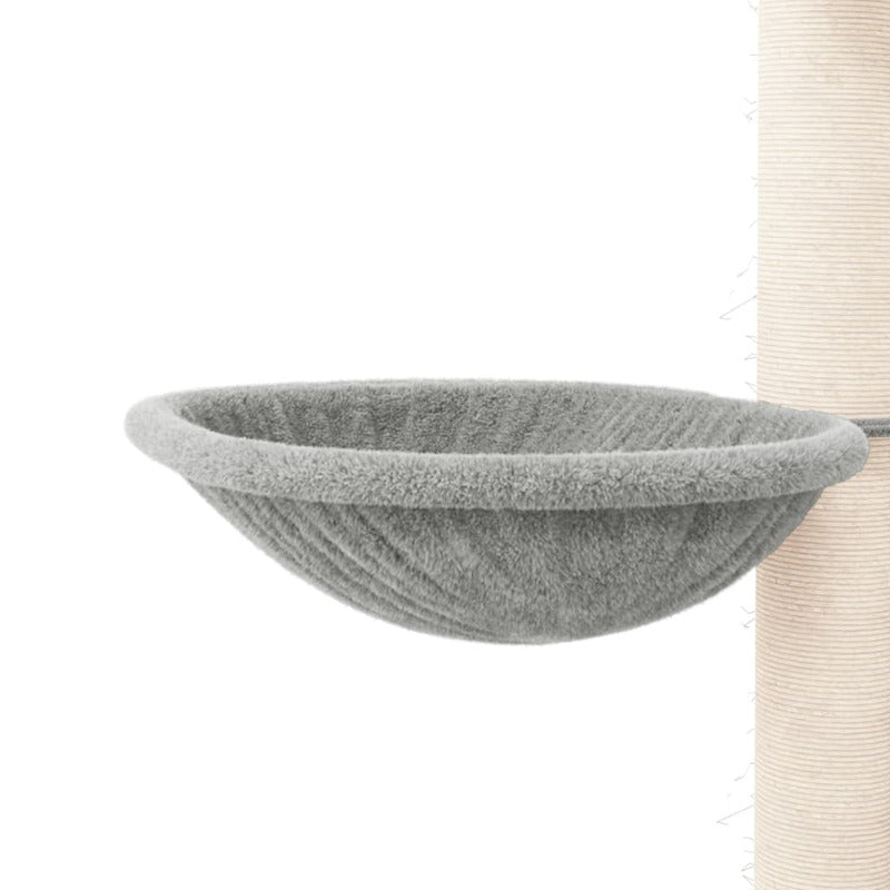 Vidaxl Rascador Para Gatos Con Postes De Sisal Gris Claro 94 Cm_5