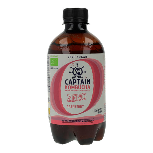Captain Kombucha Zero Frambuesa Bio 400 Ml