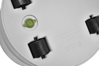 Macetero con autoriego Greensense Aquacare Round Elho 35cm light concrete