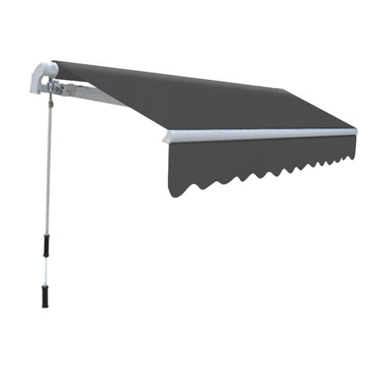 Toldo Plegable De Operación Manual 300 Cm Antracita_0
