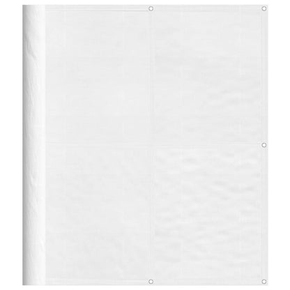 Vidaxl Pantalla De Balcón 100% Poliéster Oxford Blanco 120x1000 Cm_0