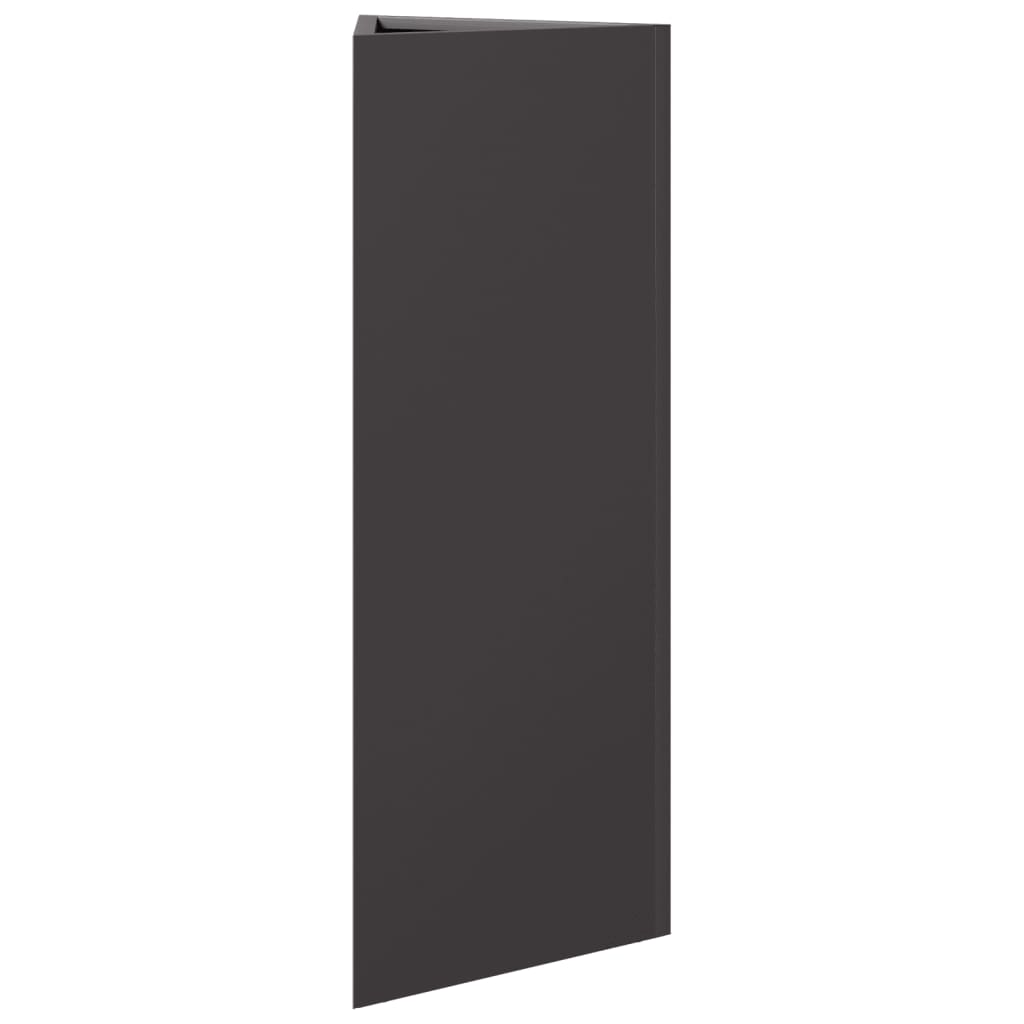 Jardinera Triangular Acero Negro 30x26x75 Cm_3